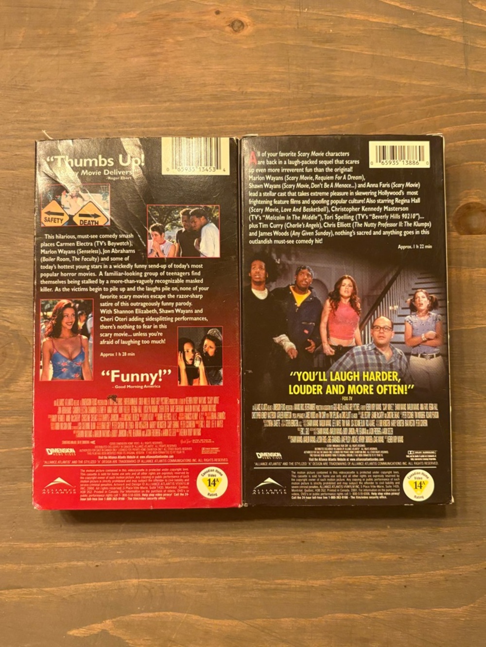 Scary Movie 1 & 2 VHS Bundle 📼 Comedy Horror Classics - Picture 4 of 4